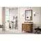 James Martin Vanities Brittany 36in Single Vanity, Saddle Brown w/ 3 CM White Zeus Quartz Top 650-V36-SBR-3WZ - alternate 5